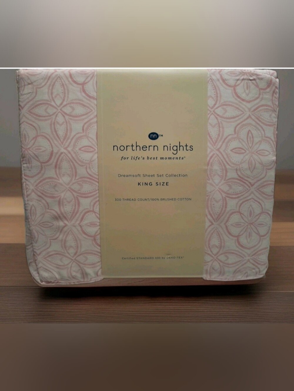 BRAND NEW NORTHERN NIGHTS 300 THREAD COUNT BRUSHED 100% COTTON KING SHEET SET